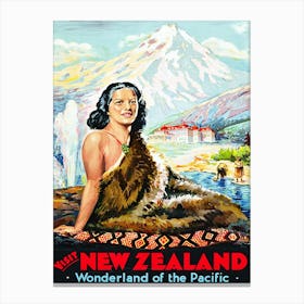New Zealand, Wonderland Of The Pacific Canvas Print