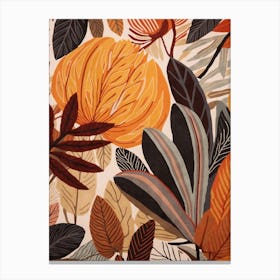 Fall Botanicals Leaves Canvas Print