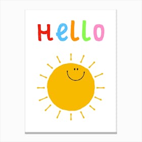 Hello Sunshine Canvas Print