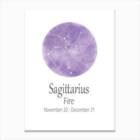 Sagittarius Canvas Print