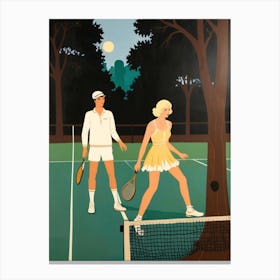 Tennis Lovers Canvas Print