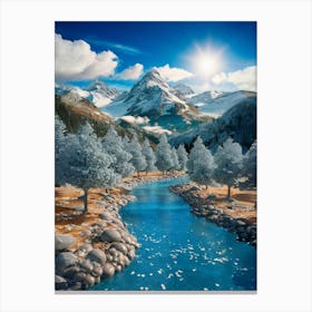 Mountain Stream Canvas Print