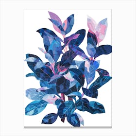 Blue Hibiscus 1 Canvas Print