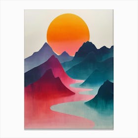 'Sunrise' 43 Canvas Print