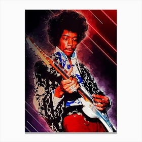 Jimmy Hendrix Legend Canvas Print