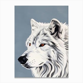 White Wolf Canvas Print