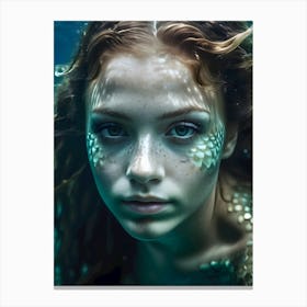 Mermaid -Reimagined 27 Canvas Print