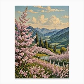 Blossoms In The Valley Canvas Print