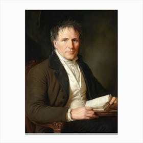 Portrait Of Scientist Alexander Von Humboldt Canvas Print