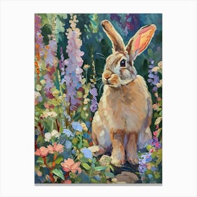 New Zealand Rabbit Painting 2 Canvas Print