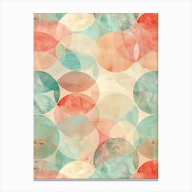 Abstract Watercolor Pattern 4 Canvas Print