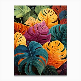 Tropical Leaves 3 Canvas Print