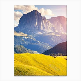 Dolomite Mountains Canvas Print