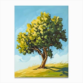 Tree On A Hill 1 Canvas Print