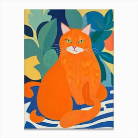 Orange Cat 1 Canvas Print