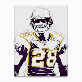 Adrian Peterson Minnesota Vikings Canvas Print