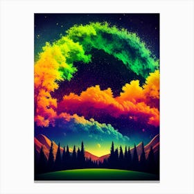 Rainbow Sky 2 Canvas Print