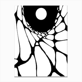 positive Spider Web Canvas Print