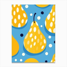 Pear Pattern Canvas Print