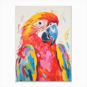 Colourful Bird Painting Parrot 2 Canvas Print