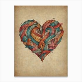Heart Of Love 24 Canvas Print