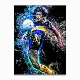 Maradona Legend Soccer Canvas Print