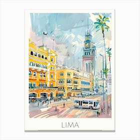 Lima City Canvas Print