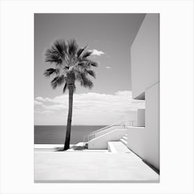 Ibiza, Spain, Photography In Black And White 4 Canvas Print