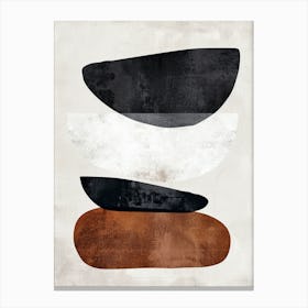 Gemini Bridges Stone Park Bauhaus Minimalist Canvas Print