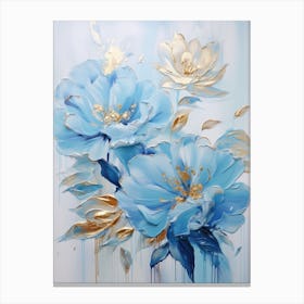 Blue Flowers 17 Canvas Print