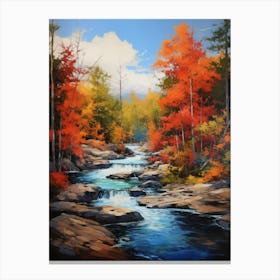 Autumn Creek Canvas Print