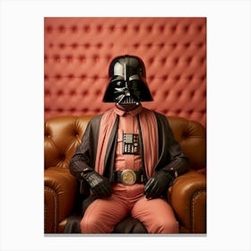 Darth Vader In Wes Anderson Style 36 Canvas Print