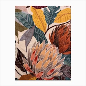 Fall Botanicals Protea 1 Canvas Print