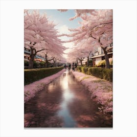 Cherry Blossom Season Canvas Print
