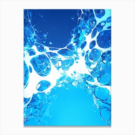 Water Splash Canvas Print