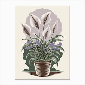 Philodendron Canvas Print