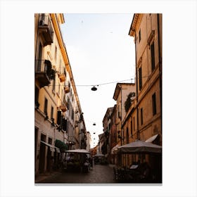 Copper Street Verona Italy Colour Travel Photography Canvas Print