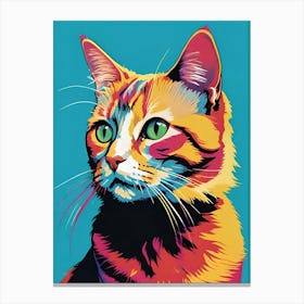 Pop Cat Canvas Print