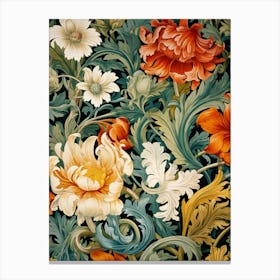 Floral Wallpaper 16 Canvas Print