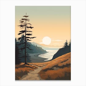 Juan De Fuca Marine Trail Canada 1 Hiking Trail Landscape Canvas Print