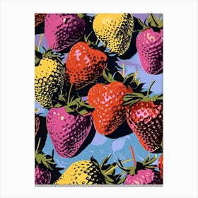 Strawberry Pattern Canvas Print