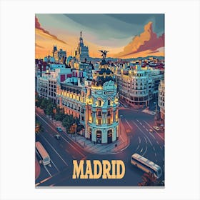 Madrid 2 Canvas Print