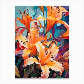 Tiger Lily Bouquet Canvas Print