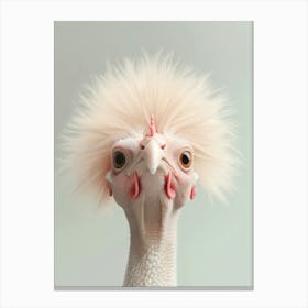 Ap Surreal Chicken Portrait 1 August 2024 Canvas Print