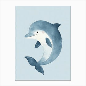 Dolphin Wall Art Canvas Print