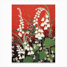 Snowdrop Illustration Canvas Print