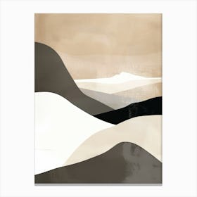 Layers Of Calm Minimalist Style Canvas Print