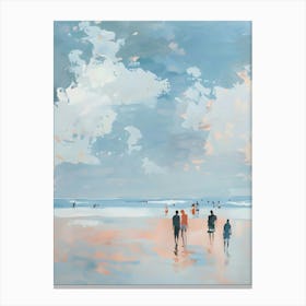 'People On The Beach' 1 Canvas Print