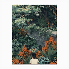 In The Garden Nara Park Japan 2 Canvas Print