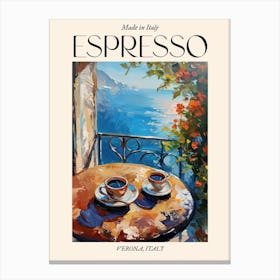 Verona Espresso Made In Italy 1 Poster Canvas Print